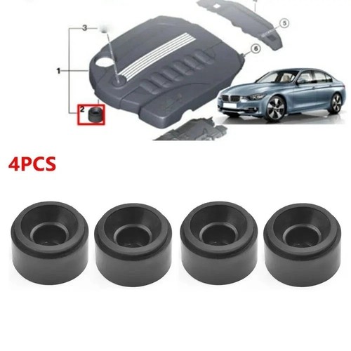 Engine cover rubber mount - 4x,